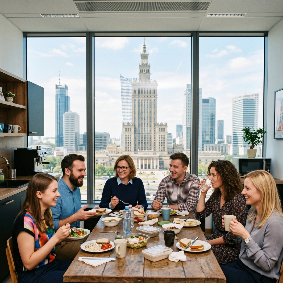 Catering dla firm Warszawa - obiady pracownicze z bezpłatnym dowozem do firmy