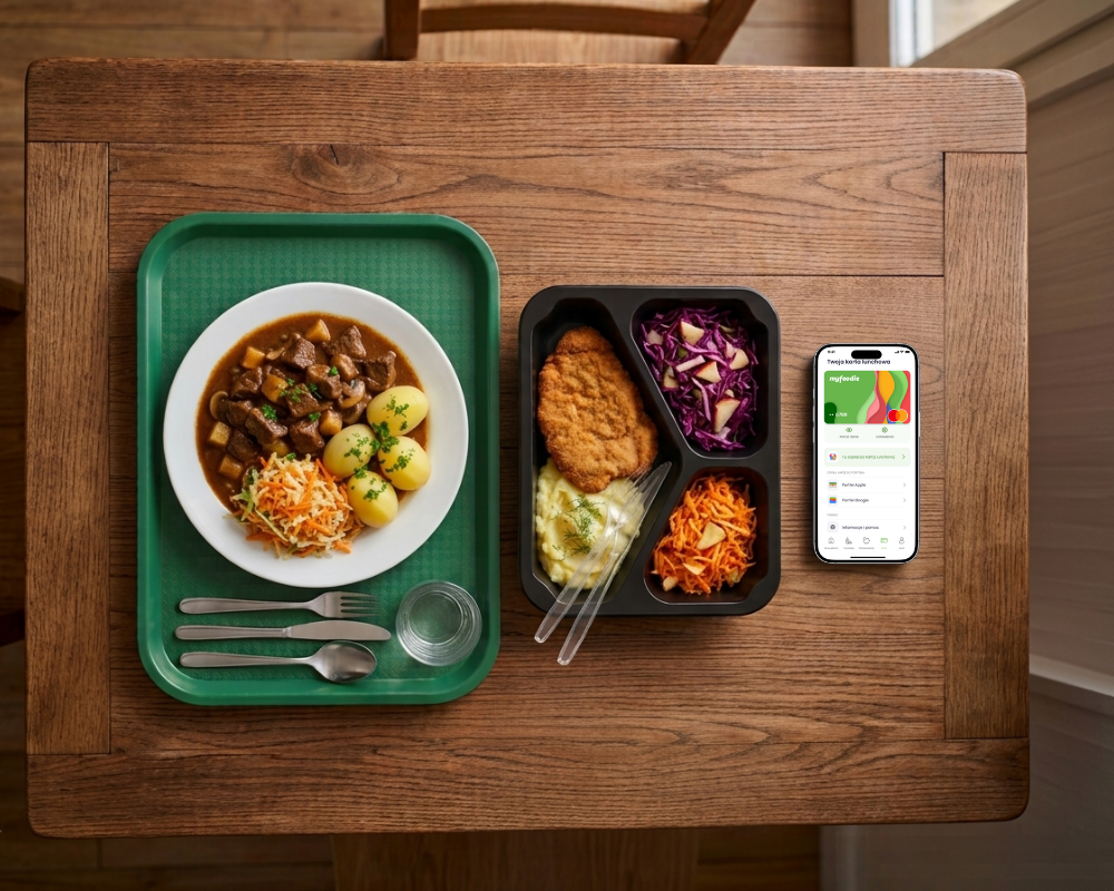 Myfoodie kompleksowo zajmuje się organizacją posiłków pracowniczych, dopasowujemy rozwiązanie pod potrzeby każdej firmy